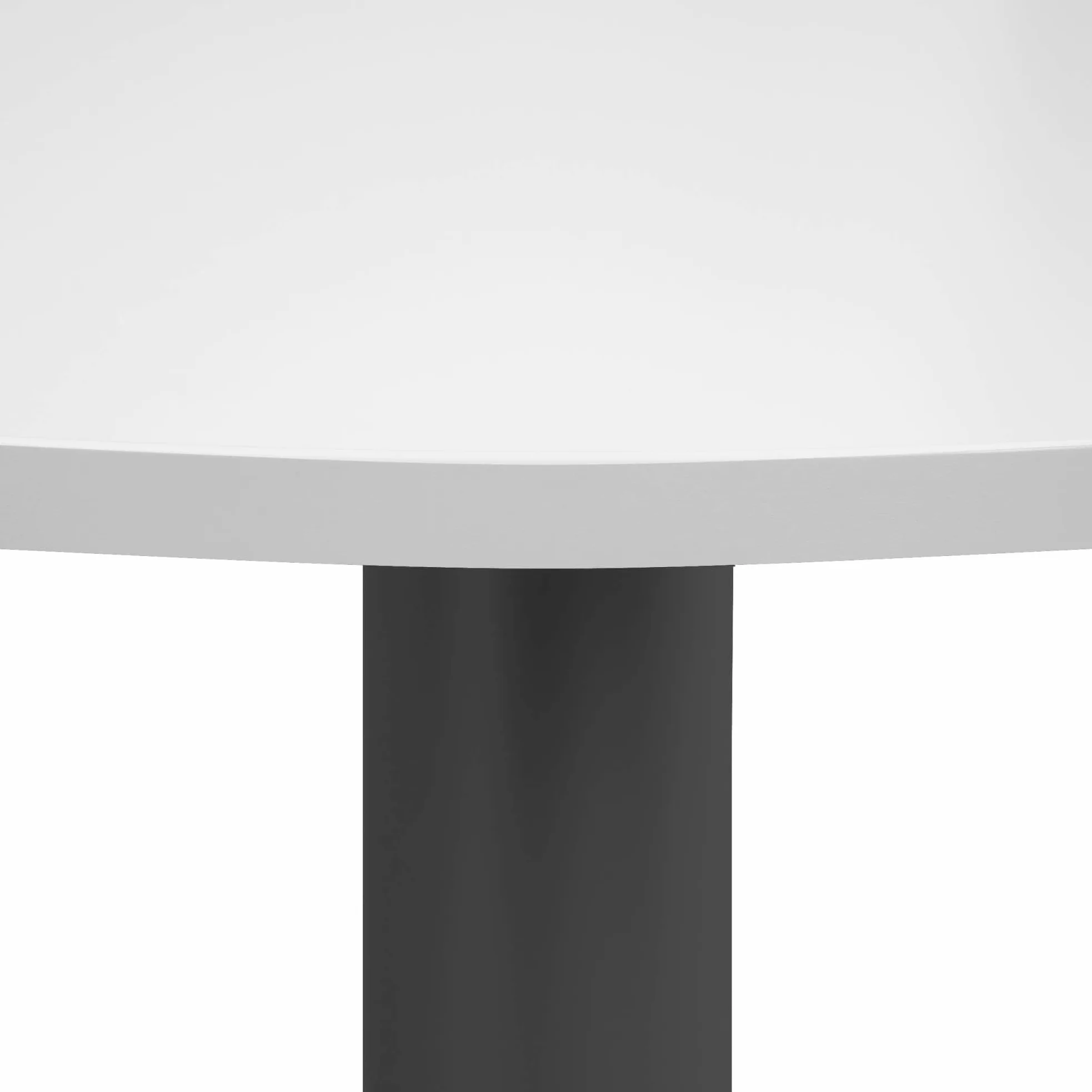 Weber Büro Optima - Tavolo rotondo per riunioni, diametro 120 cm, colore: grigio perla