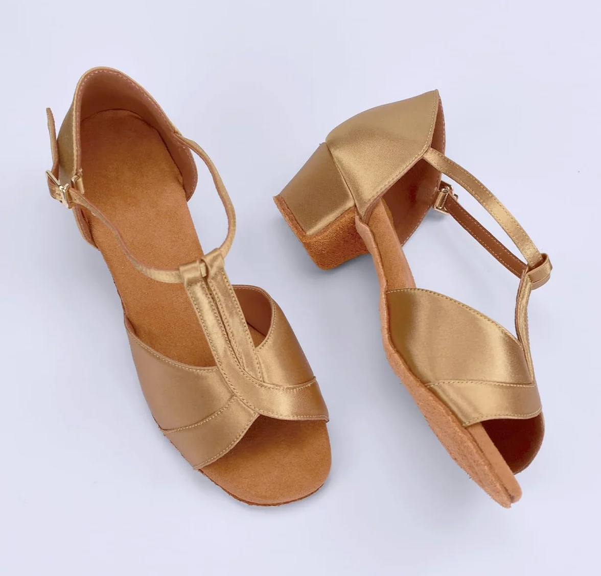 Donna Bambina Scarpe da Ballo Latino Sala Liscio Danza Moderna Raso