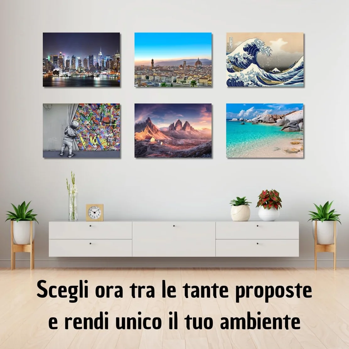 canvashop Quadri Moderni Banksy Bambina Con Palloncino 60x30 cm Verticale Quadro Su Tela Canvas Stampe Da Parete Soggiorno Bansky Ragazza Balloon Girl Street Art pop art