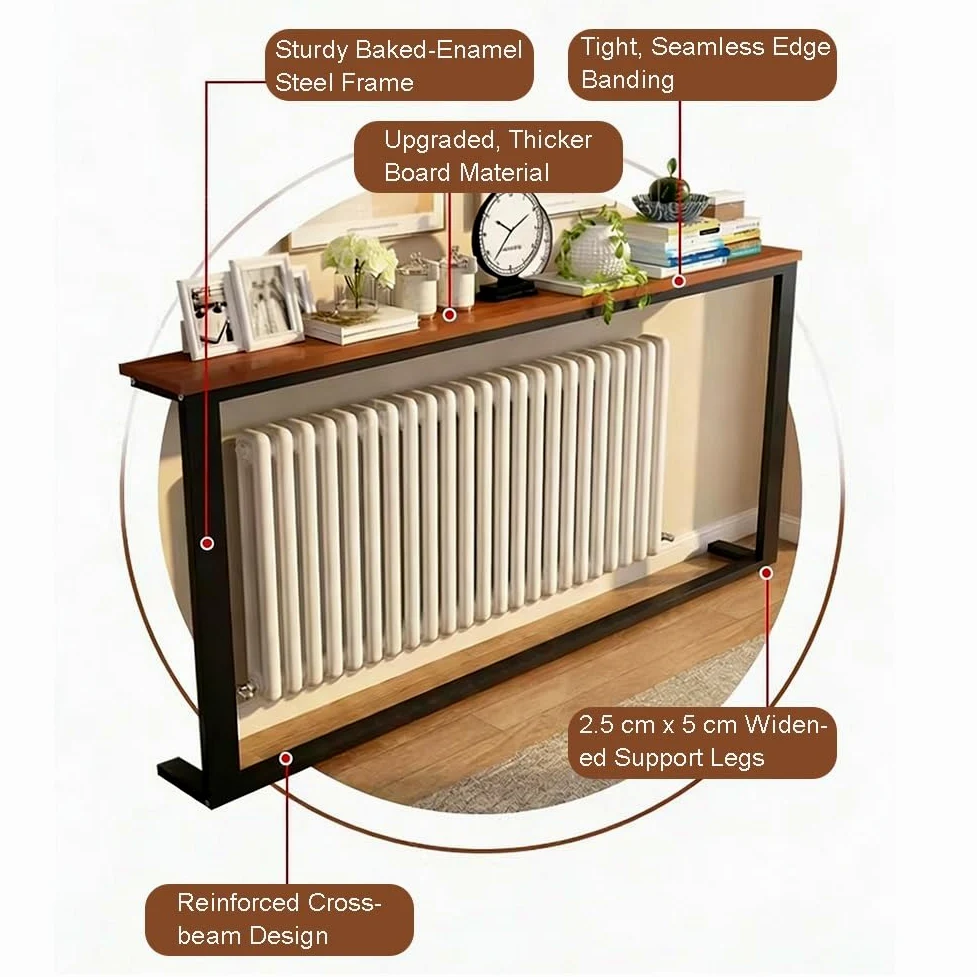 Tavolo consolle, tavolino stretto per divano, ripiano in legno per ingresso, soggiorno e camera da letto, design lungo per posizionare oggetti, 80 x 20 x 90 cm