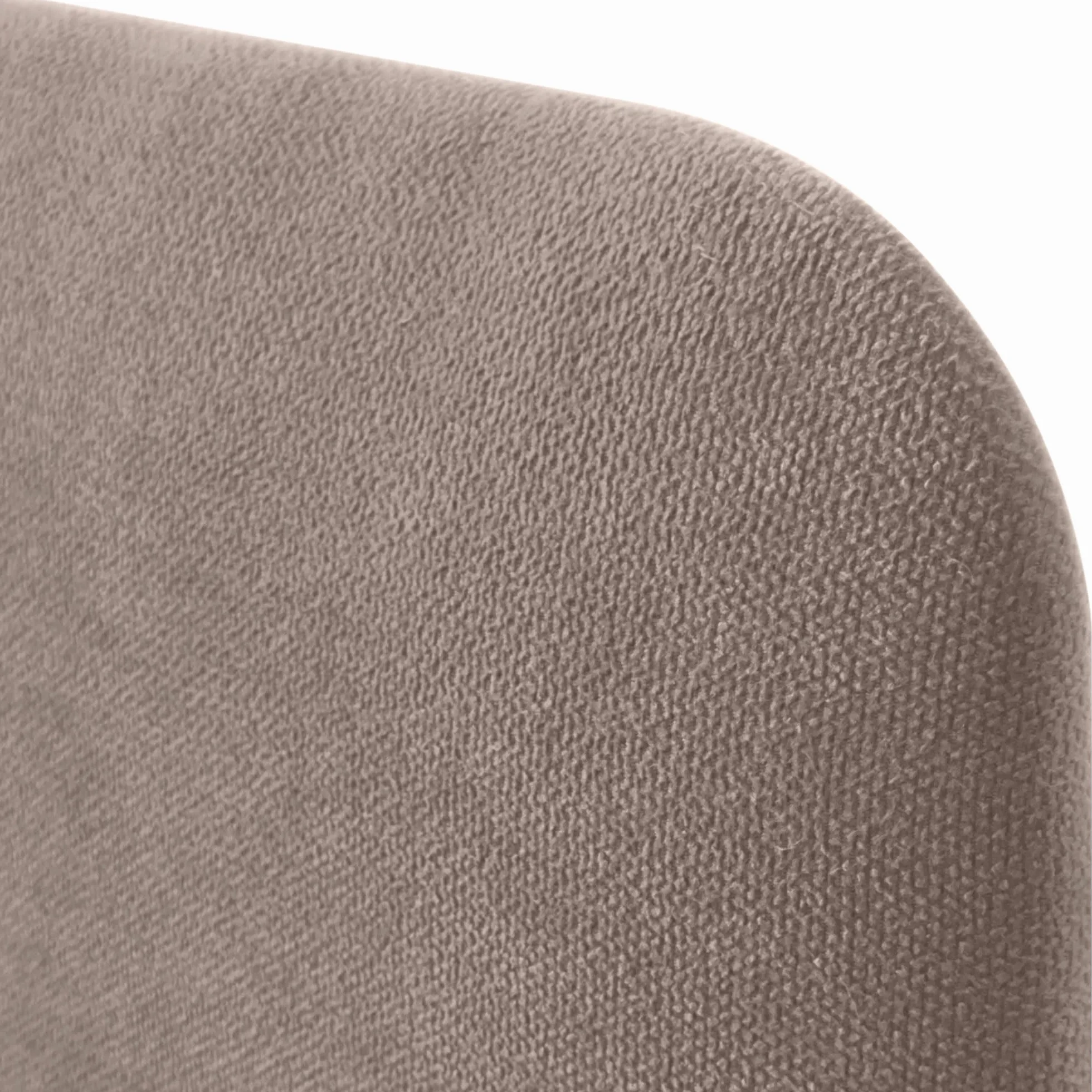 DHOME Testiera Imbottita Liscia Arrotondata in Tessuto Aqualine con Gambe per Parete Acustica Testate Letto Fonoassorbenti Camera da Letto (Terra, 160cm)