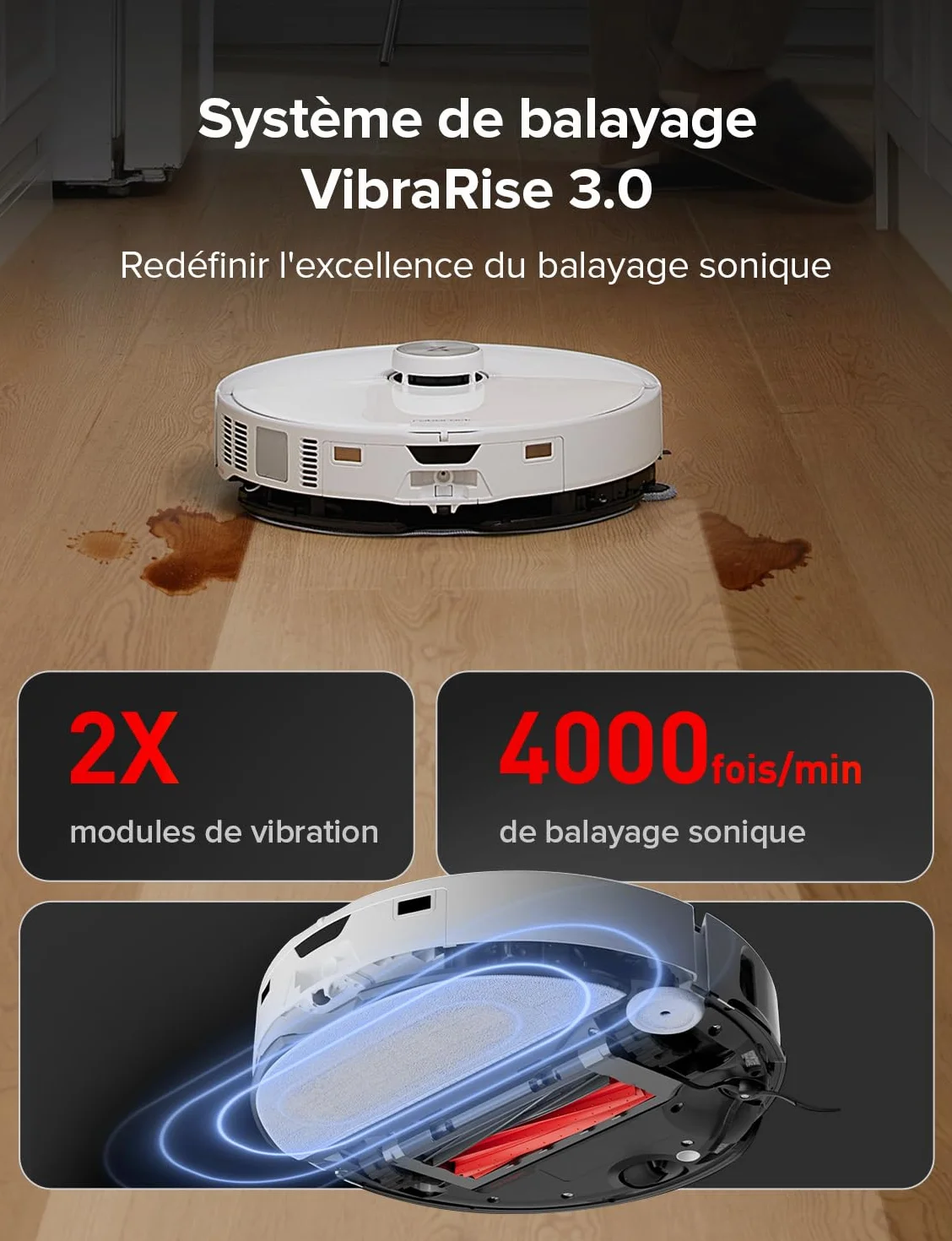 Roborock S8 MaxV Ultra Robot odkurzacz i mop 10000 Pa mycie gorąca woda 60°C