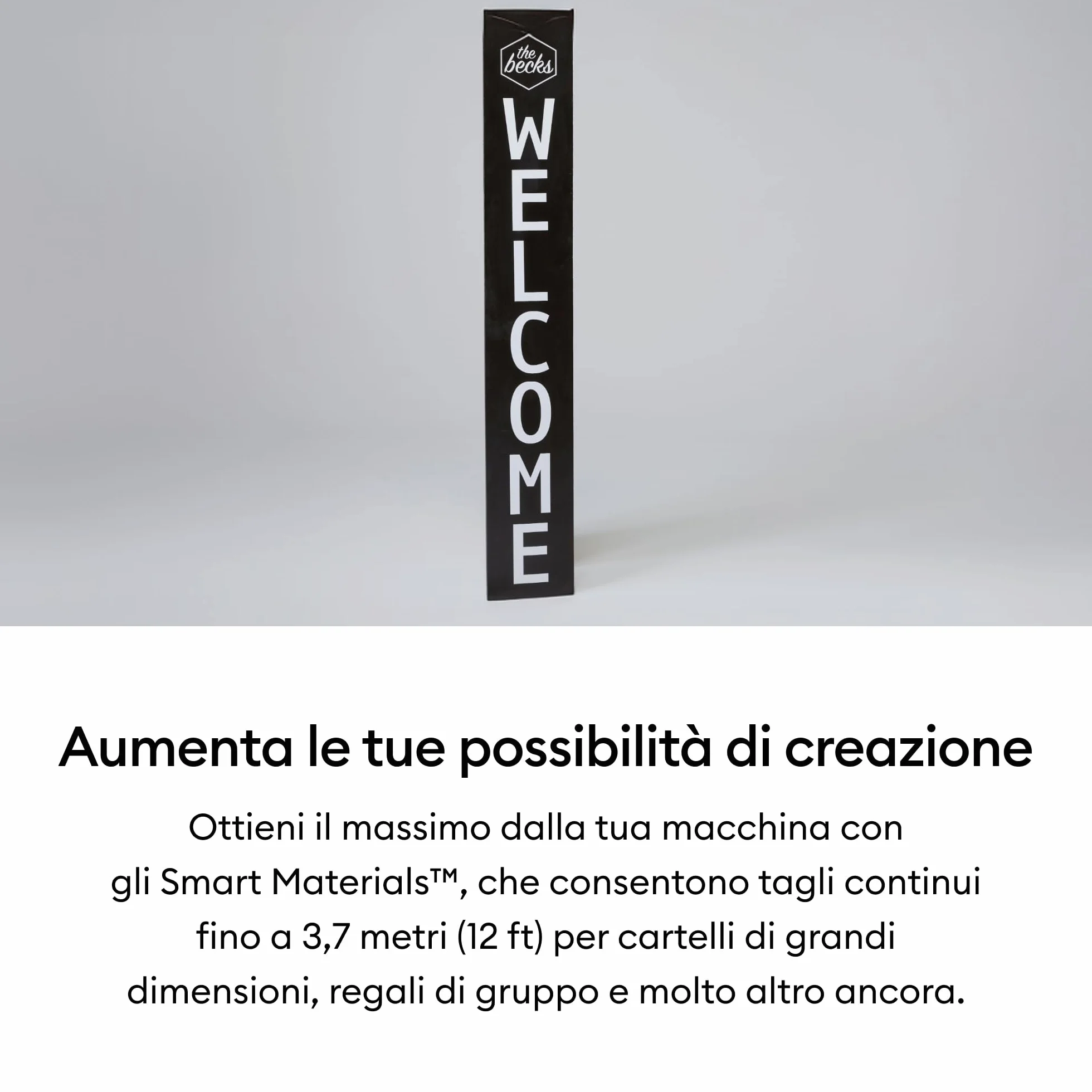 Cricut Smart Vinyl Permanent Joy 14 x 122 cm Argento 1 foglio