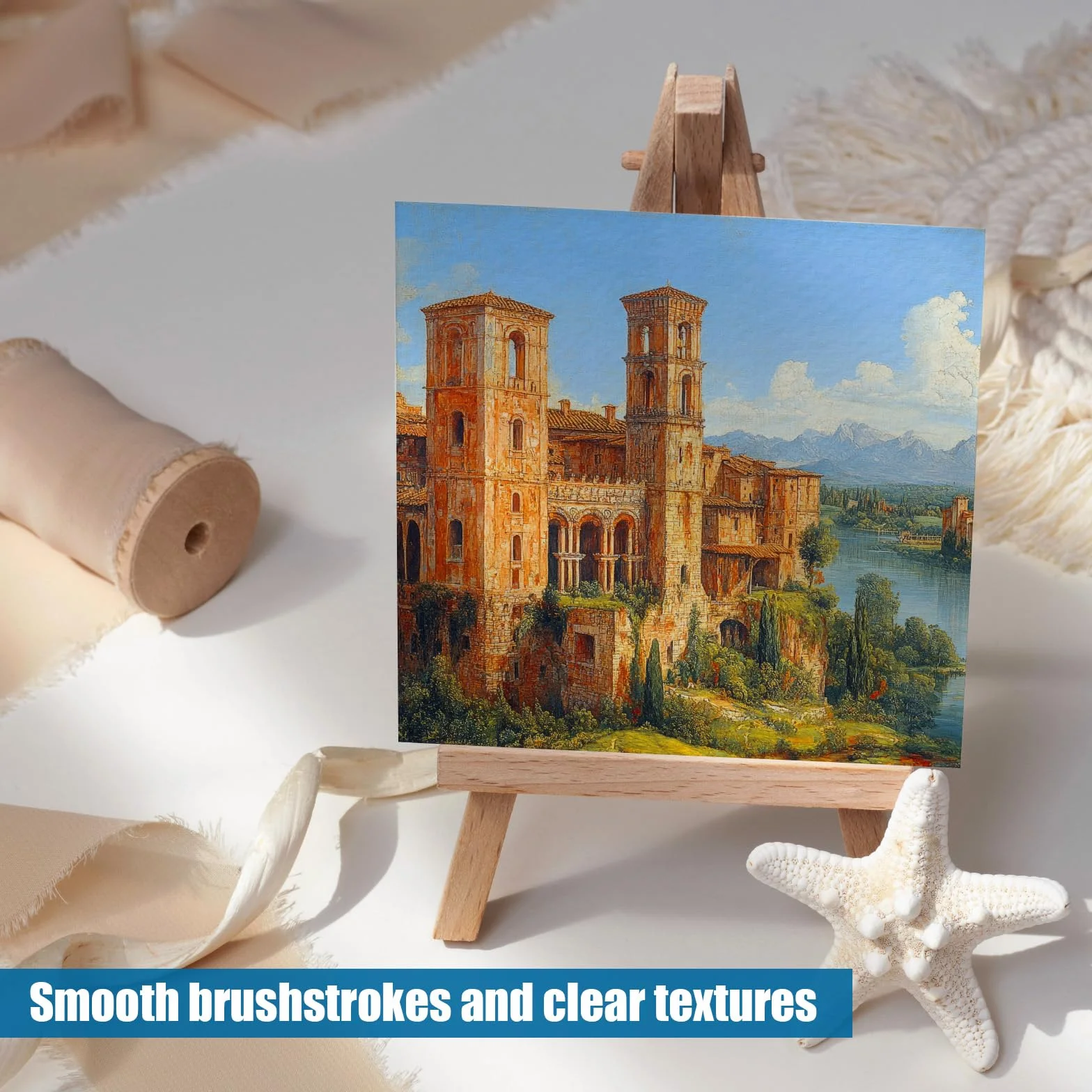 10 Pcs Tela per Dipingere, 20 x 20 cm Tele Dipingere Cotone 100%, Tele Intelaiate, Cartone Telato, Tavola Tela Bianca, Pittura Prestirate Telati per Principianti, Artisti e Studenti
