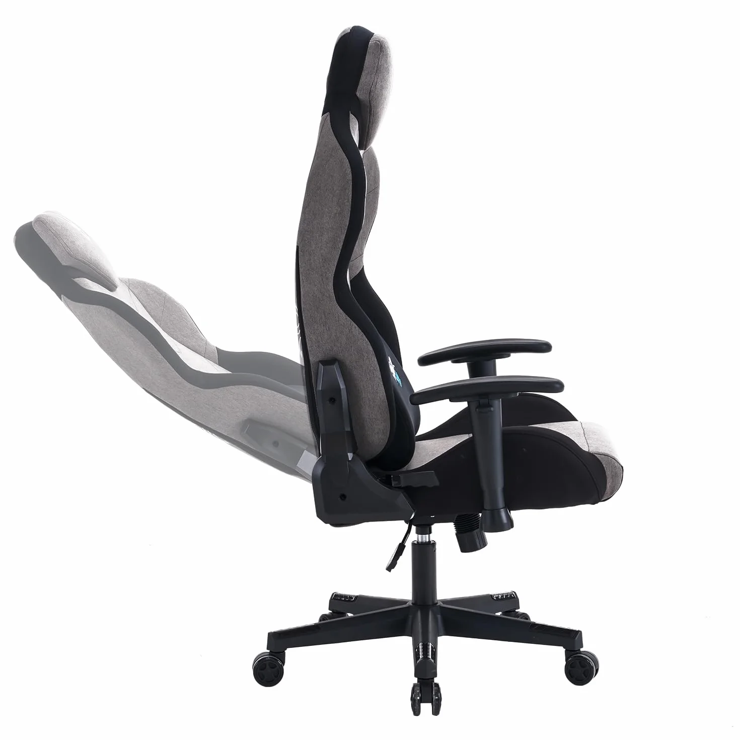 Woxter Stinger Station Titan Dark - Sedia da gaming ergonomica, tessuto idrorepellente, asse di resistenza realizzato in acciaio e ruote silenziose di massima qualità, GM26-110