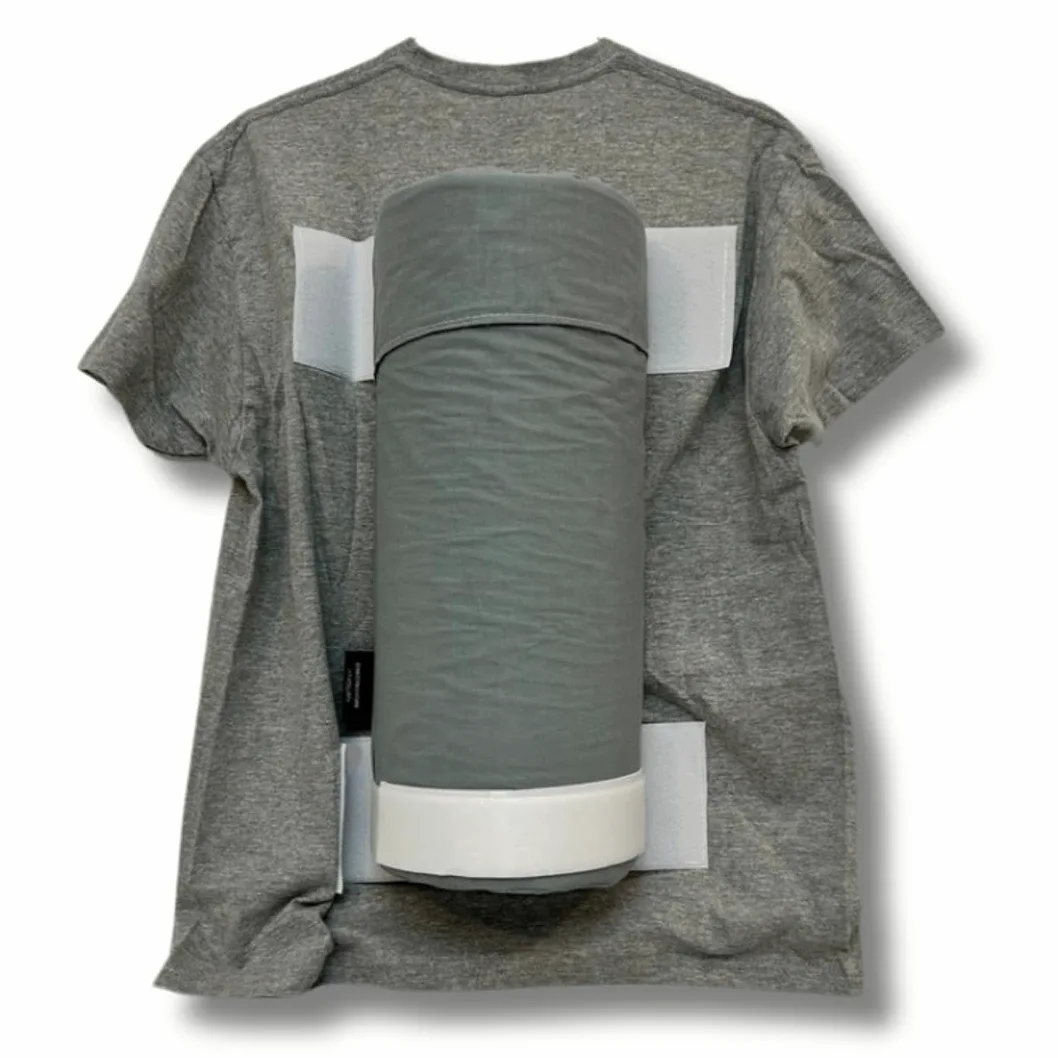 Morfeo Maglietta Antirussamento per Dormire sul Fianco - Cuscino antirussamento – Sistema per Apnee Notturne – 2 T-Shirt con Supporto in Memory Foam Rimovibile – Lavabile e Traspirante – Unisex (XL)