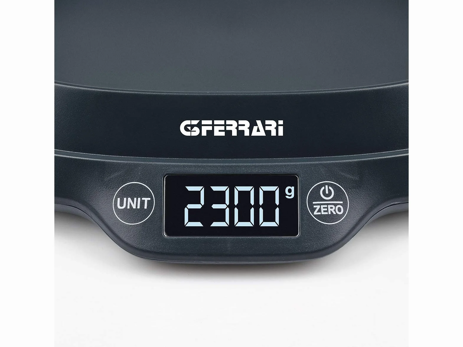 G3 Ferrari G20093 Bilancia da Cucina, 1 gr/5kg, Ciotola da 1,2L, Display Alta Luminosità, Sensore ad alta precisione, Salvaspazio, Plastica, Nero