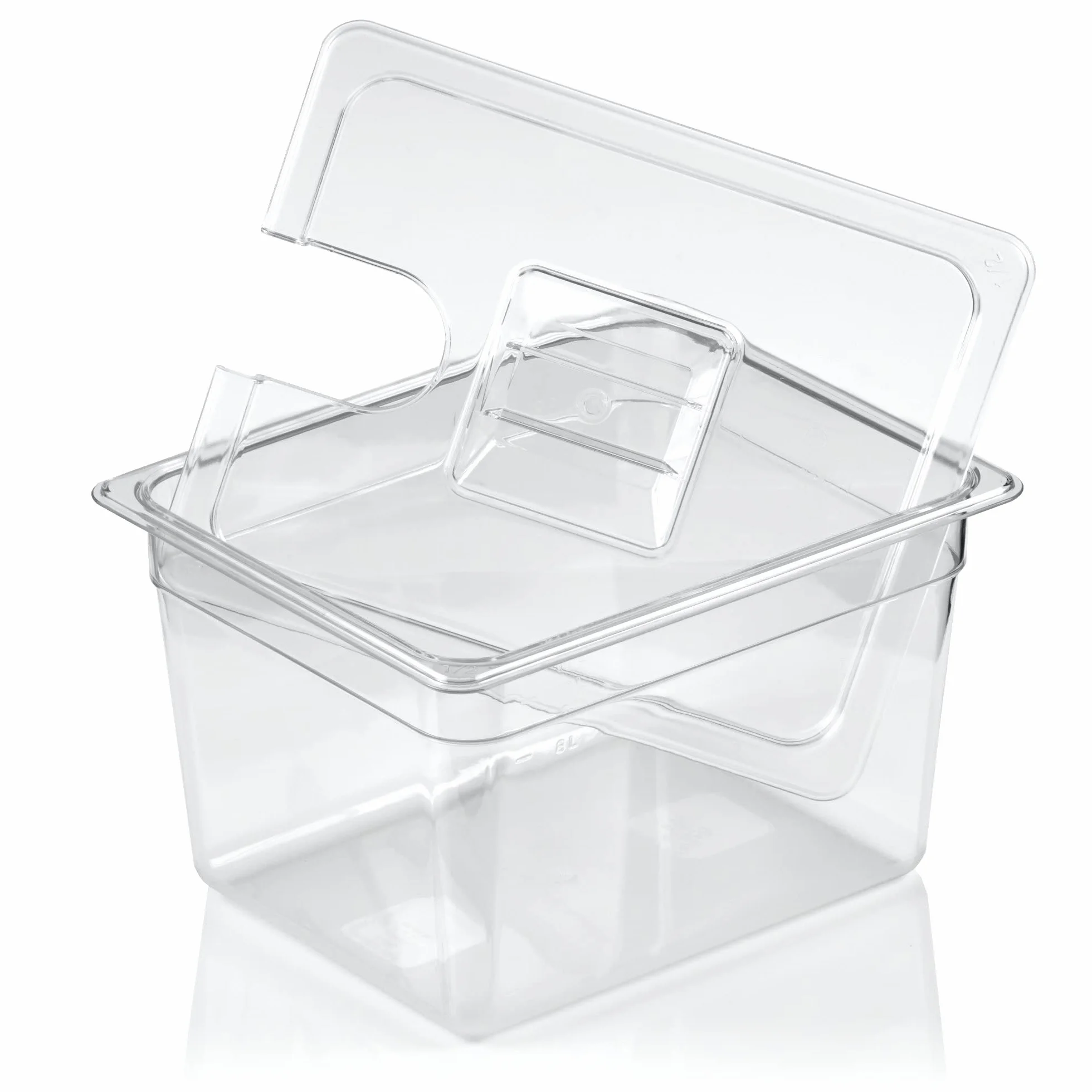 Mahlzeit Sous Vide Set, GN contenitore con coperchio e supporto regolabile per cottura pesce e carne