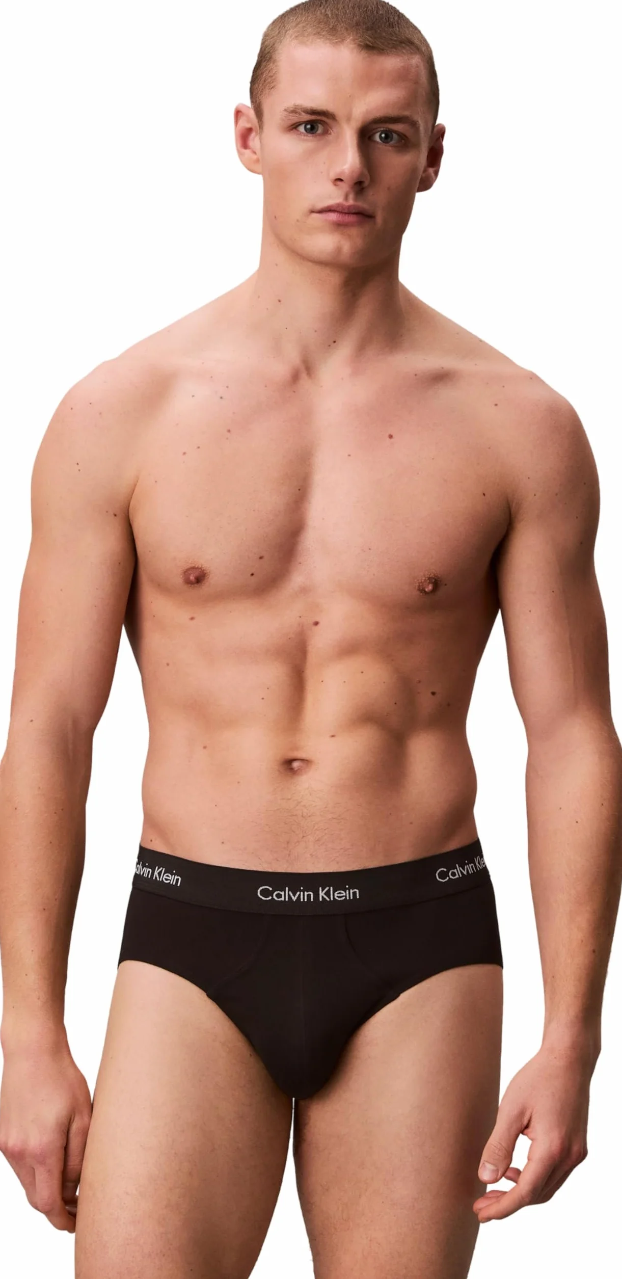 Calvin Klein Raffreddamento Cotone Stretch 3 Pack Breve, Nero/Bianco/Grigio