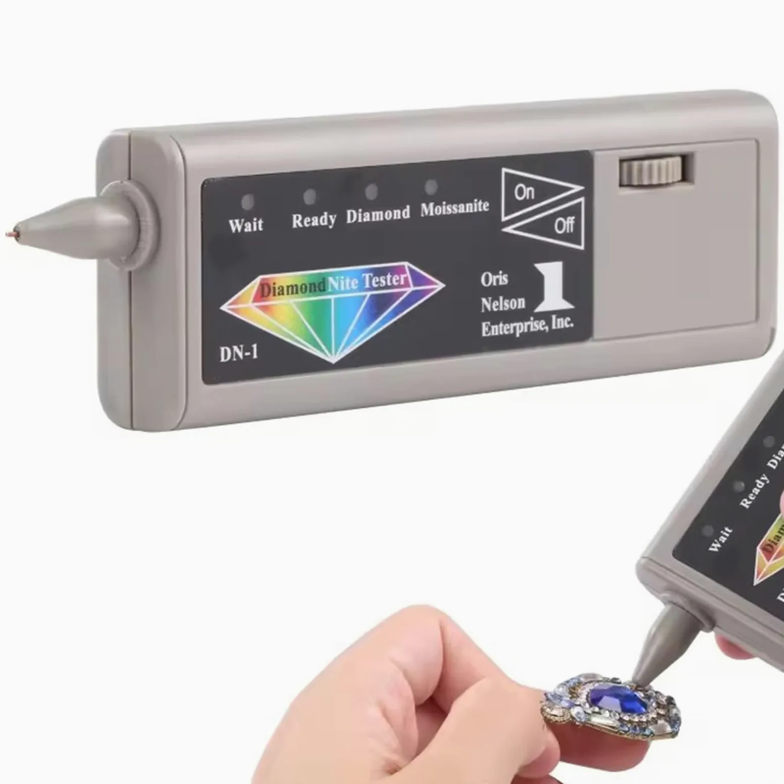 Tester 2 in 1 per Diamanti e moissanite - Alta precisione Penna per Tester di Diamanti per Gioielli, Selettore di Diamanti per Principianti ed esperti, Misuratore di conducibilità Termica