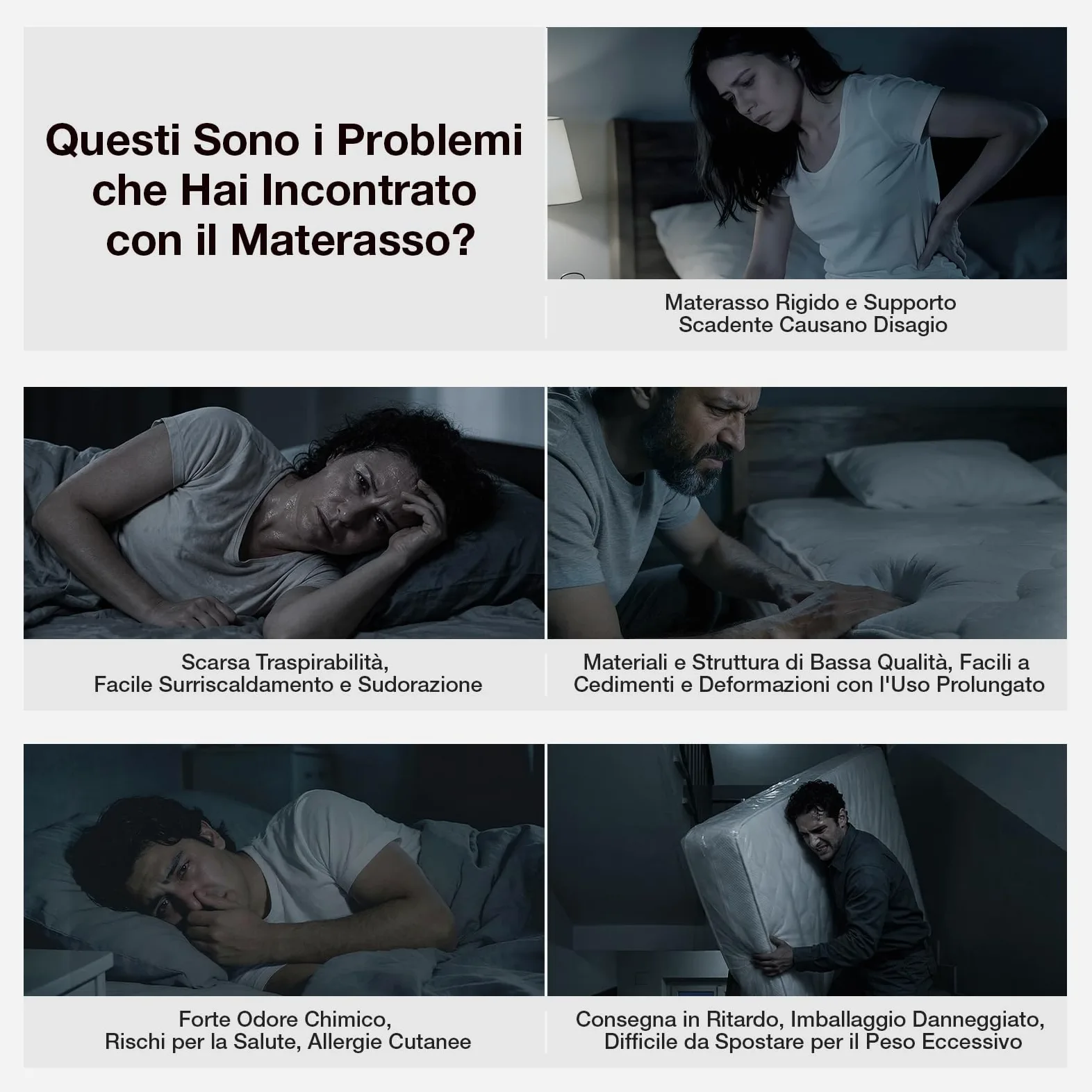Novilla Materasso 140x200, Materasso Matrimoniale a Molle e Schiuma Altezza 20cm, Materasso a Molle Insacchettate Sostegno Perfetto, Confortevole e Traspirante, Mediamente Solido