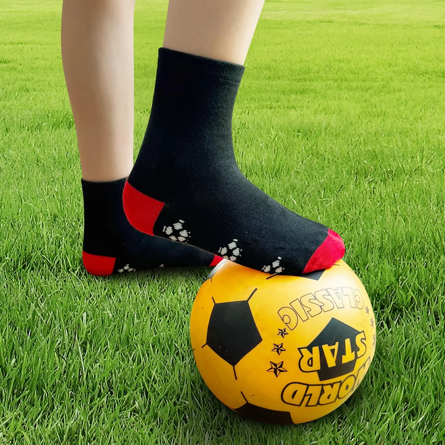 Libella 12 Paia di calzini per Bambini ragazzi e ragazze calzini sportivi calzini invernali da calcio Cotone calzini Amaretti alla moda colorato 2889VA