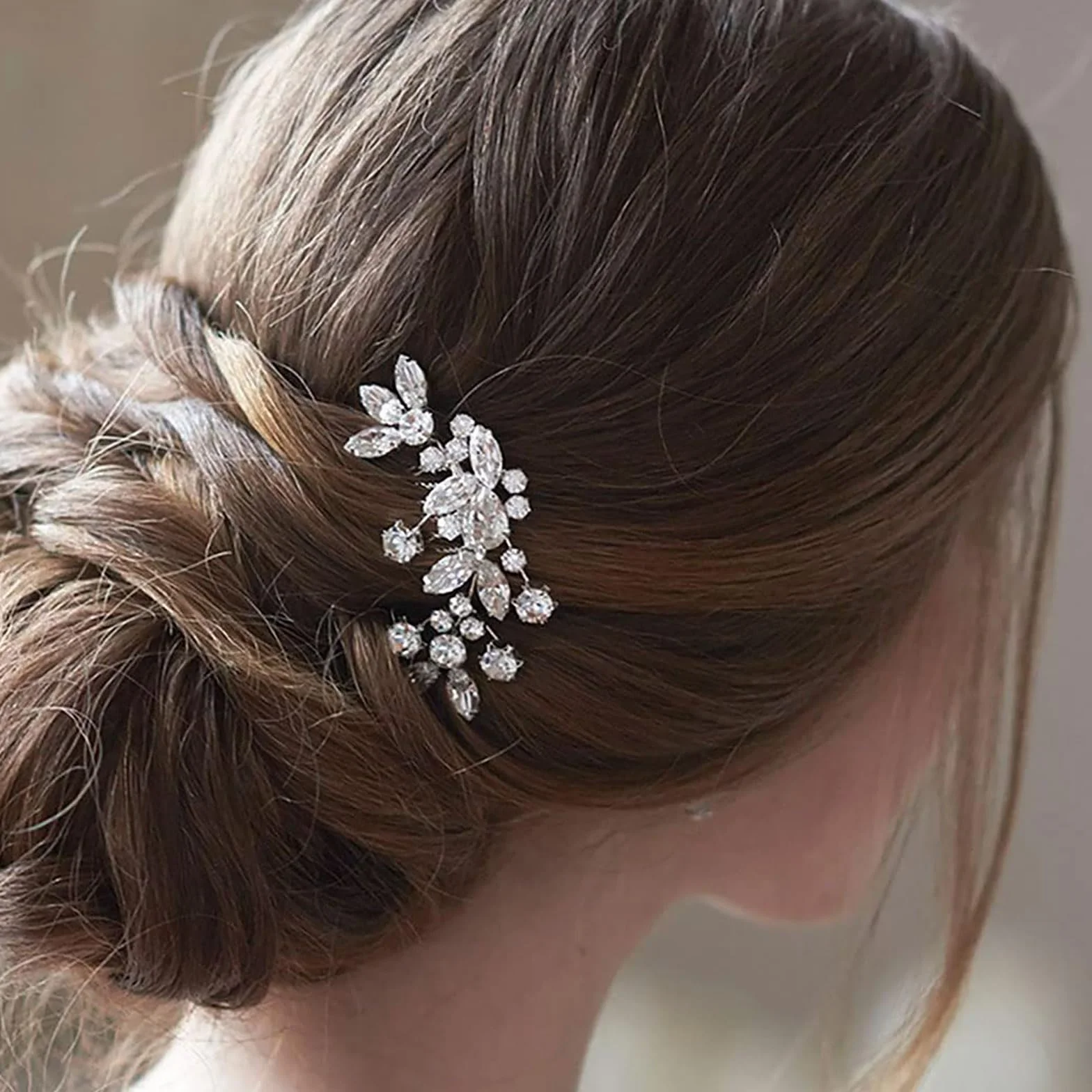Fermaglio per capelli da sposa accessorio per donne e ragazze