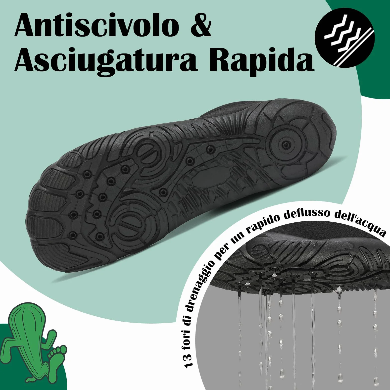Mishansha Scarpette Scoglio Uomo Donna Scarpe da Acqua Asciugatura Rapida 36-46 EU