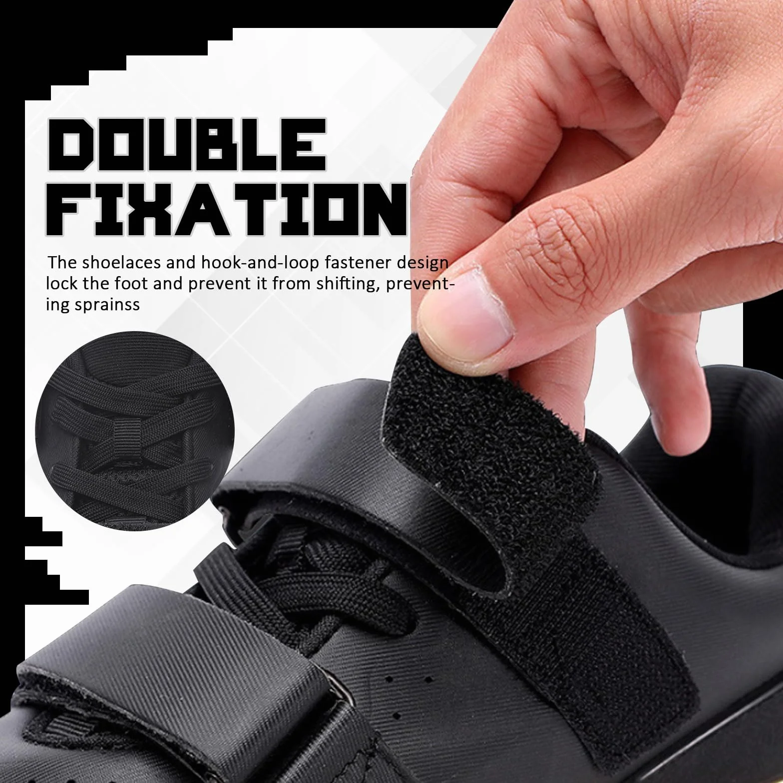 Weightlifting Shoes, Bodybuilding di Sollevamento Pesi Scarpe, Squat Stacco Scarpe, Ammortizzante, Presa Forte