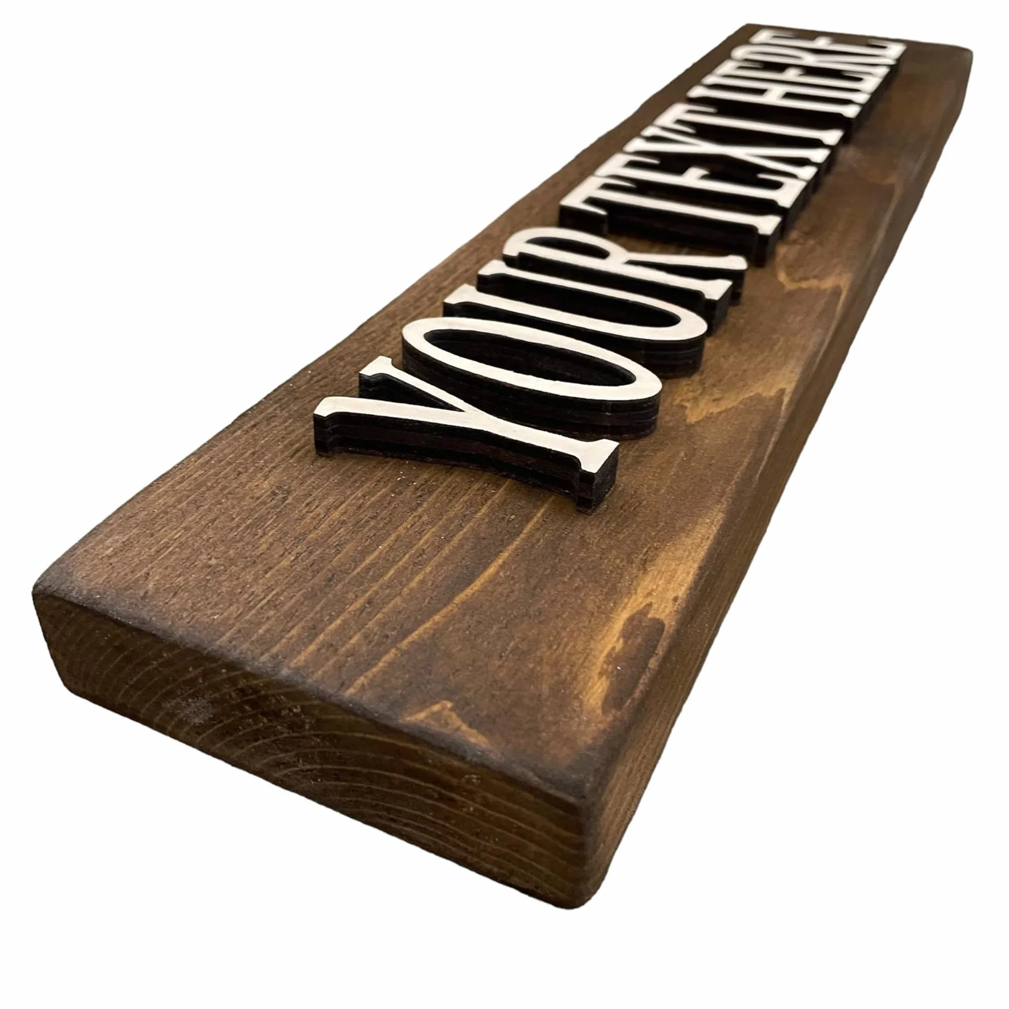 Insegna in legno personalizzata