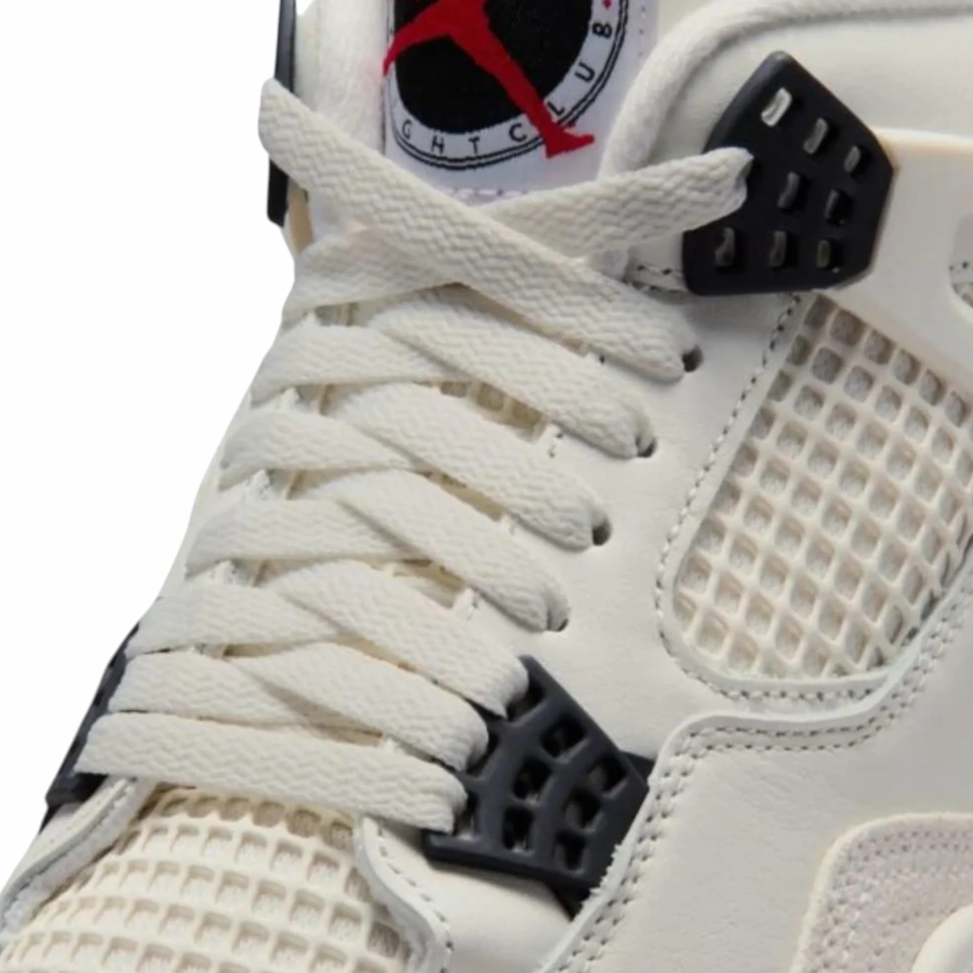 Air Jordan 4 Retro Flight Club Scarpe Uomo Sail University Red Black