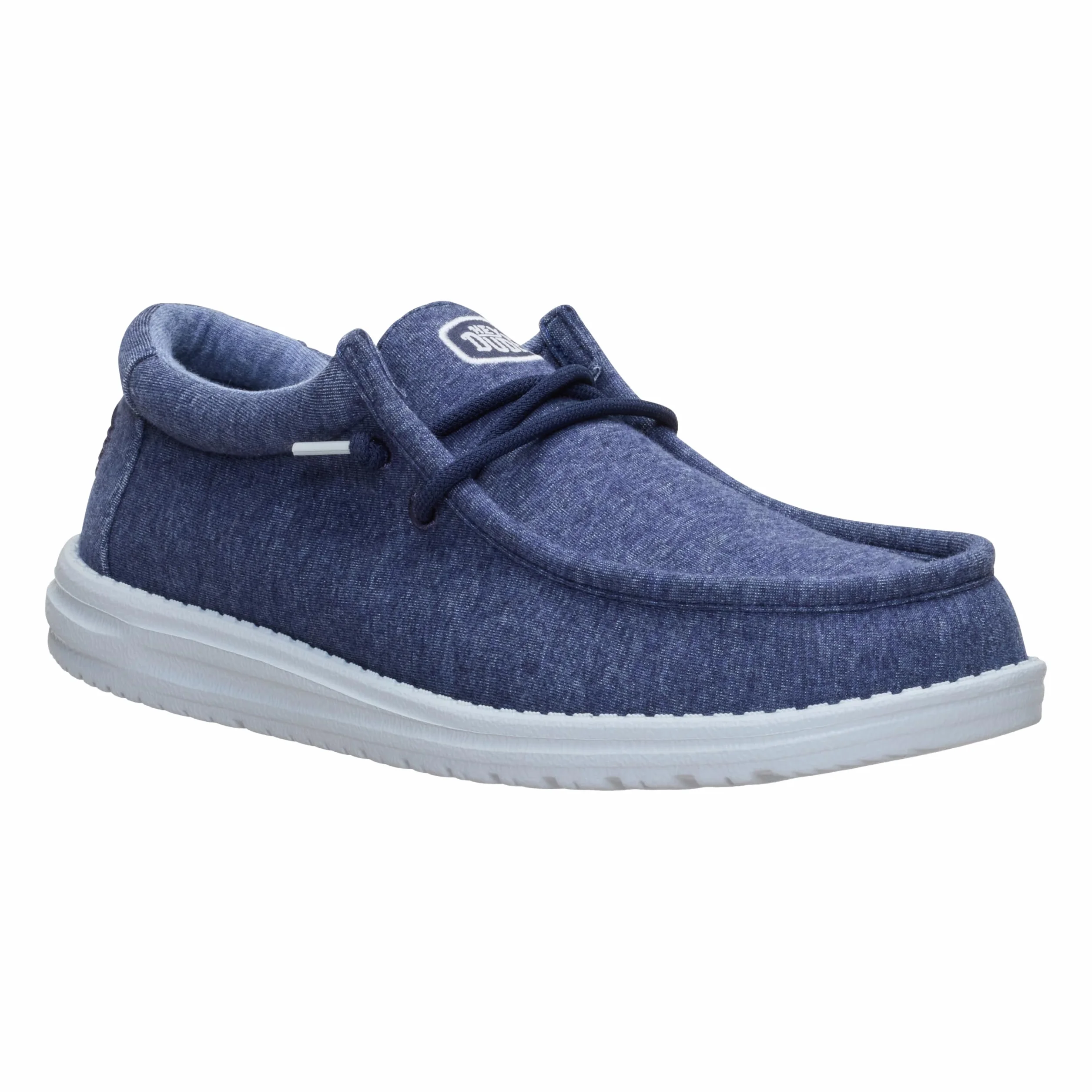 HEYDUDE Wally Scarpe da uomo in jersey elasticizzato mocassini da viaggio leggeri con lacci elastici