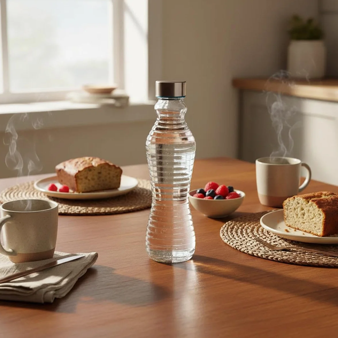 MI CASA Quid Bottiglia 50 CL Trasparente Line QD 0,5 L