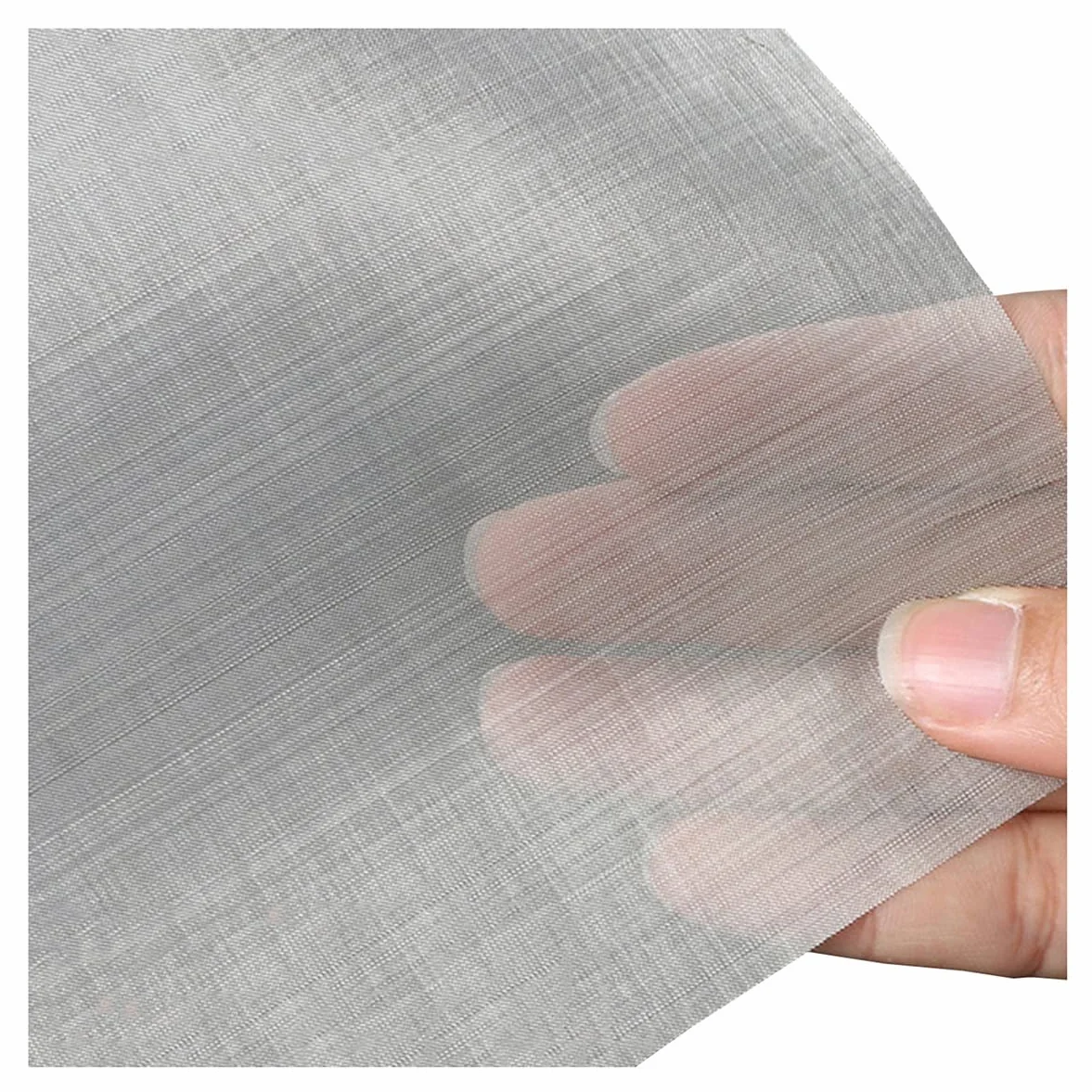 Rete Metallica Tessuta 100 Mesh Acciaio Inox 304, Maglia Fine per Filtrazione Aria, 1x3m Argento
