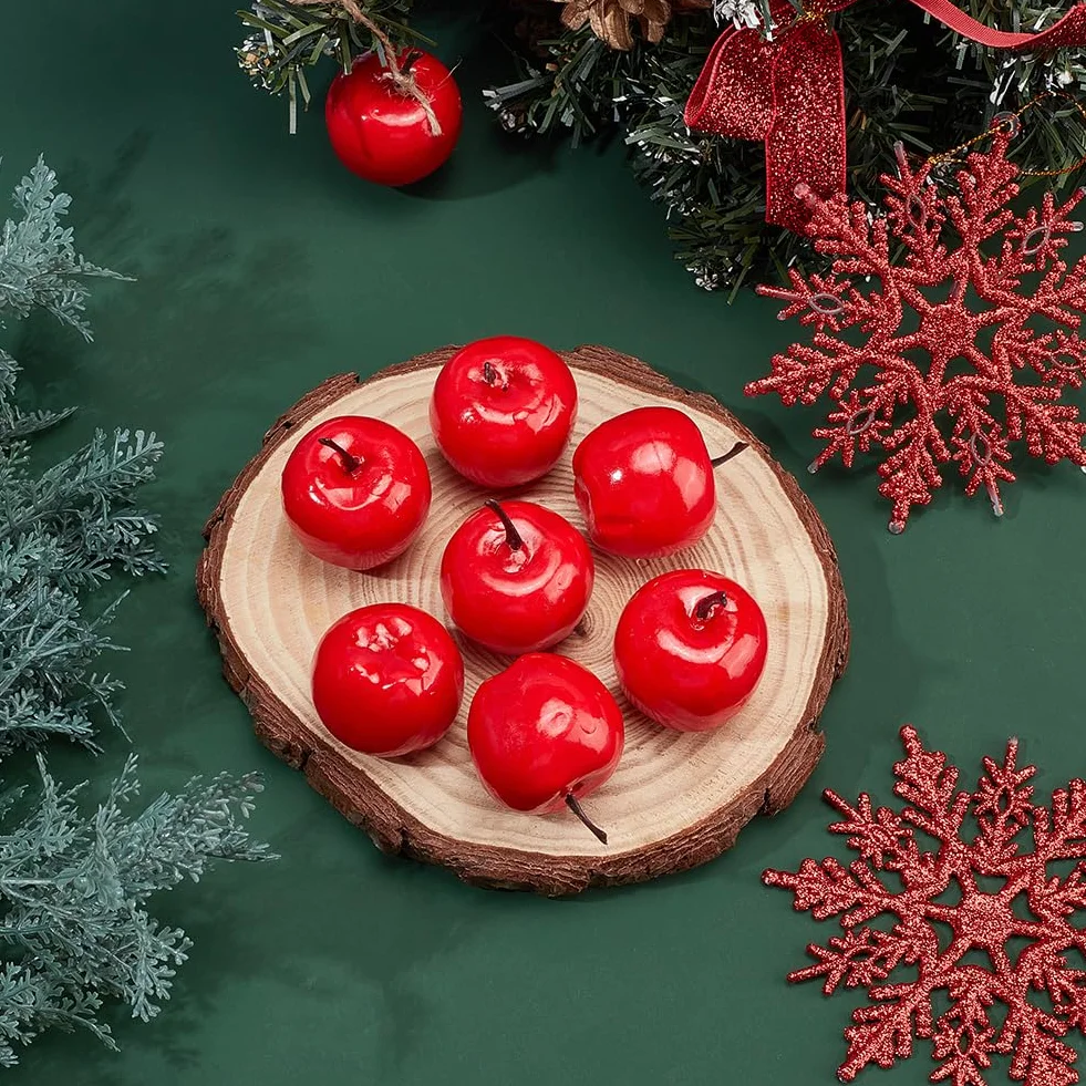 PH PandaHall 20szt Sztuczne Jabłka Dekoracyjne Owoce Simulazione Dekoracja Kuchenna Fotografia