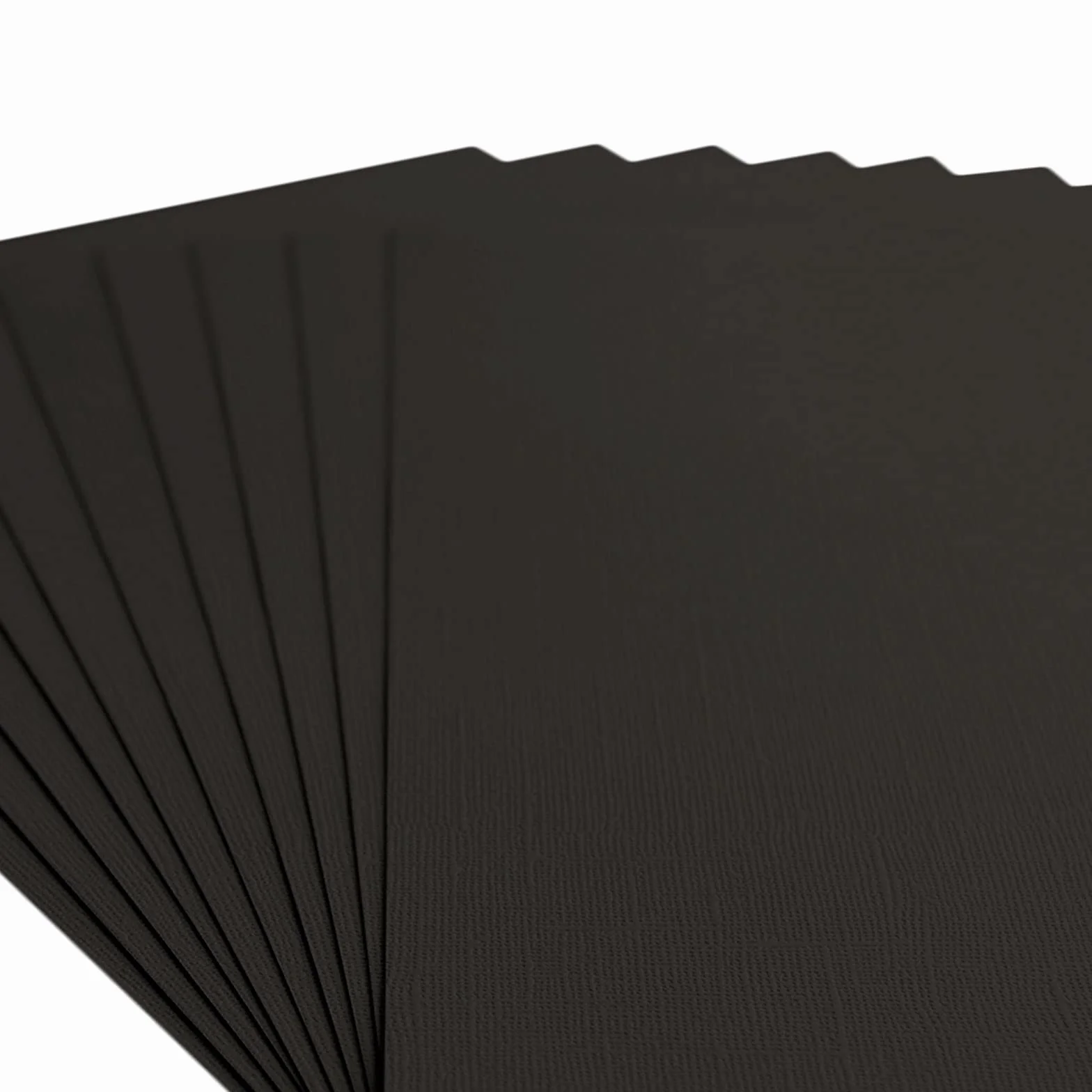 Cartoncino Florence Testurizzata Nero A4 216 gsm 10 Fogli Carta Colorata per Scrapbooking
