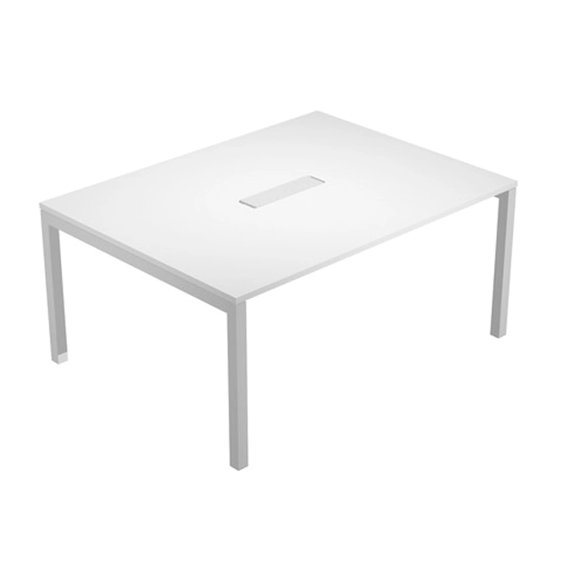 Generico Tavolo riunioni Agorà - 6 posti - 160x120x72,5 cm (BIANCO)