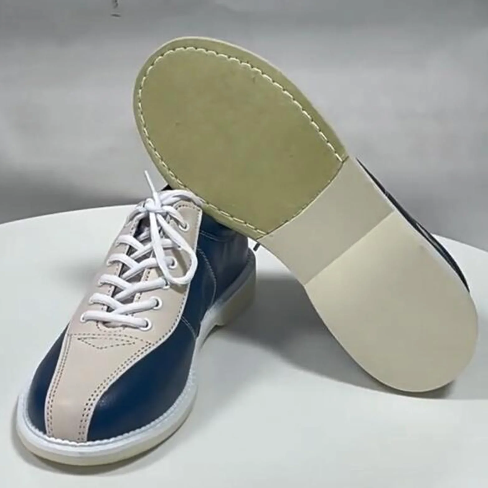 JiuQing Scarpe da Bowling da Uomo per Principianti Indoor Suola Scorrevole