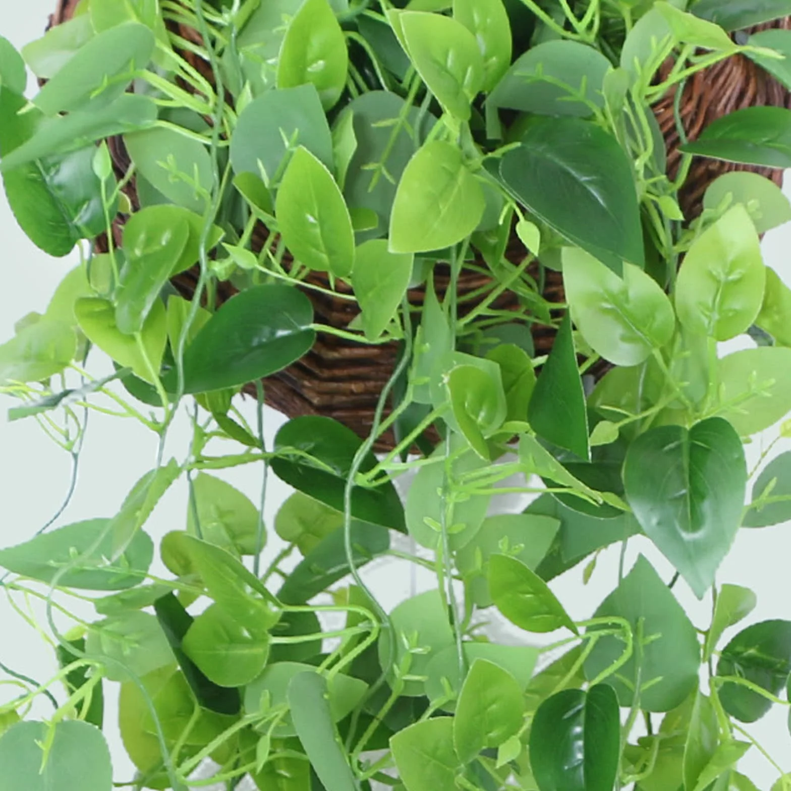 Newaner 2 pezzi Piante Pendenti Artificiali 100 cm Simulazione Edera Verde Ghirlanda Appesa per Decorazione Parete