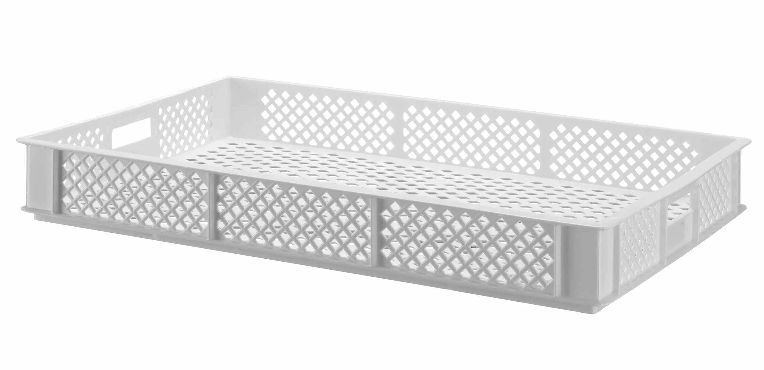 HENDI Cassetta per essiccazione della pasta fresca, di plastica forata, senza BPA, resistente alle temperature da -40°C a 90°, scatola, contenitore per asciugare pasta fresca, 600x400x(H)70mm, HDPE