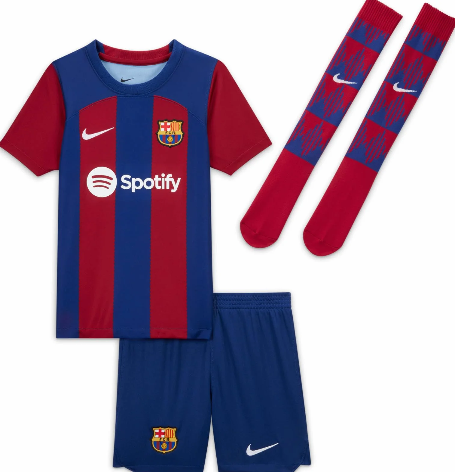 NIKE FCB LK NK DF Kit HM MiniKit Unisex - Bambini e ragazzi