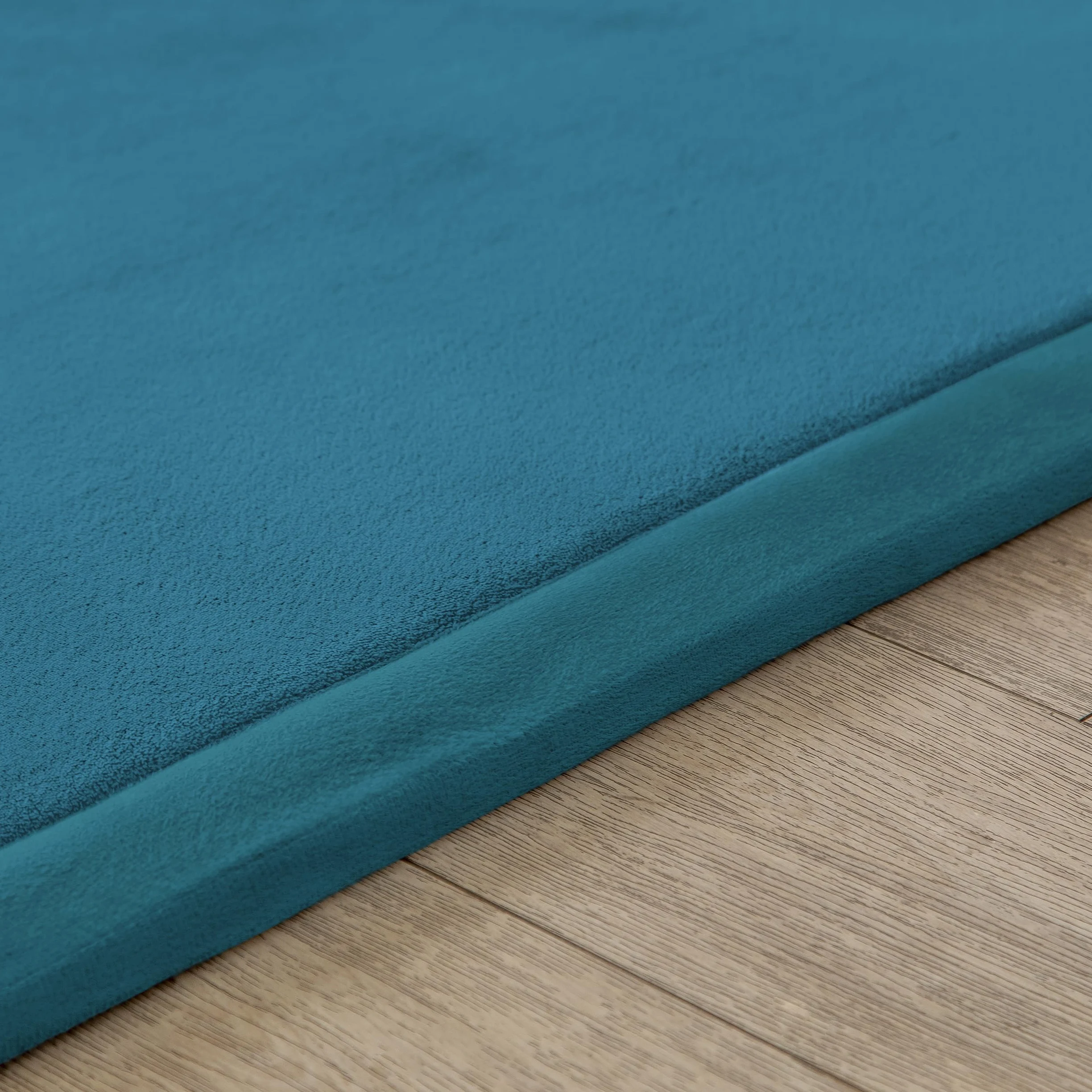 Loartee Coral Velvet Tappetino Area tappeti Gioco Tappetino per Gattonare per la cameretta del Bambino,Blu,200 * 200cm