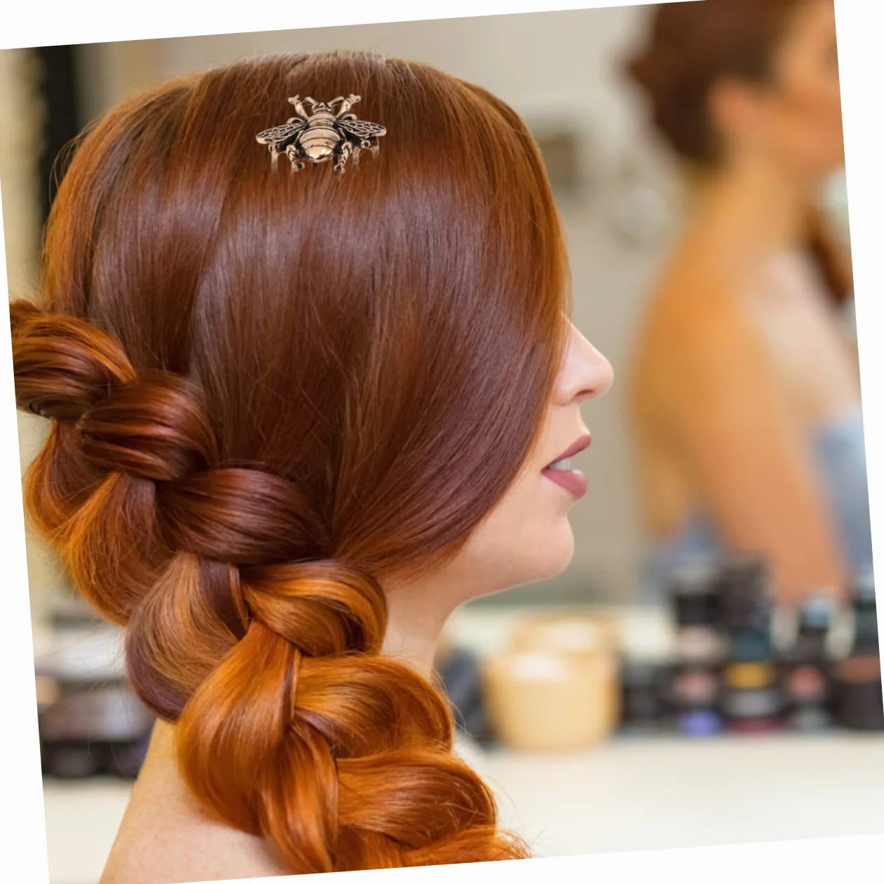 Pettini Vintage Forma Di Ape Accessori Eleganti Matrimonio Feste 4 Pezzi