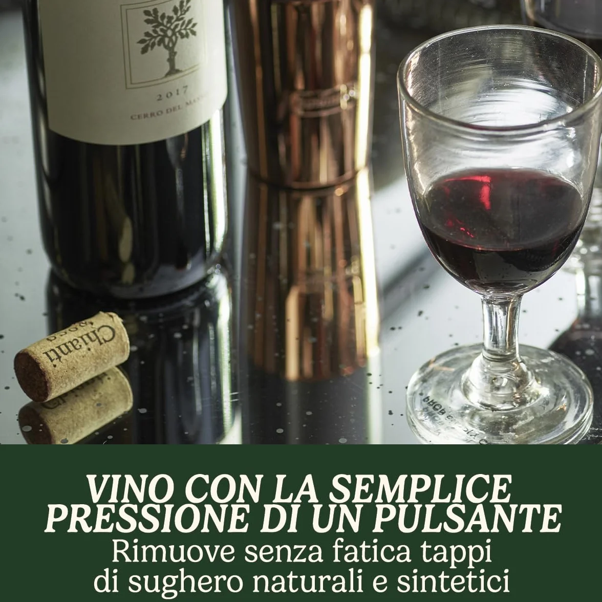 CUISINART CWO50E Apri Vino Automatico Cordless Plastica