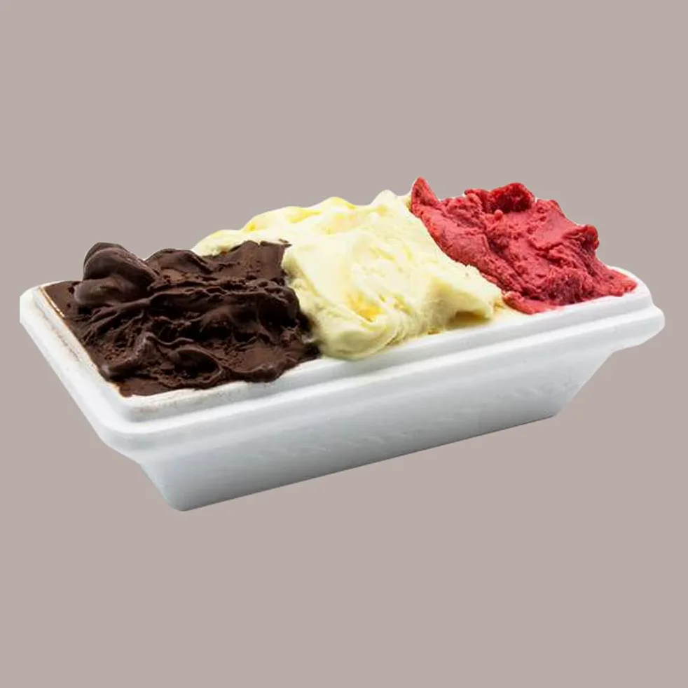 Lucgel Scatola Termica per Trasporto Gelato o Alimenti Freddi YETI MAX 1500gr / 2000cc ALCAS - 25 pezzi -