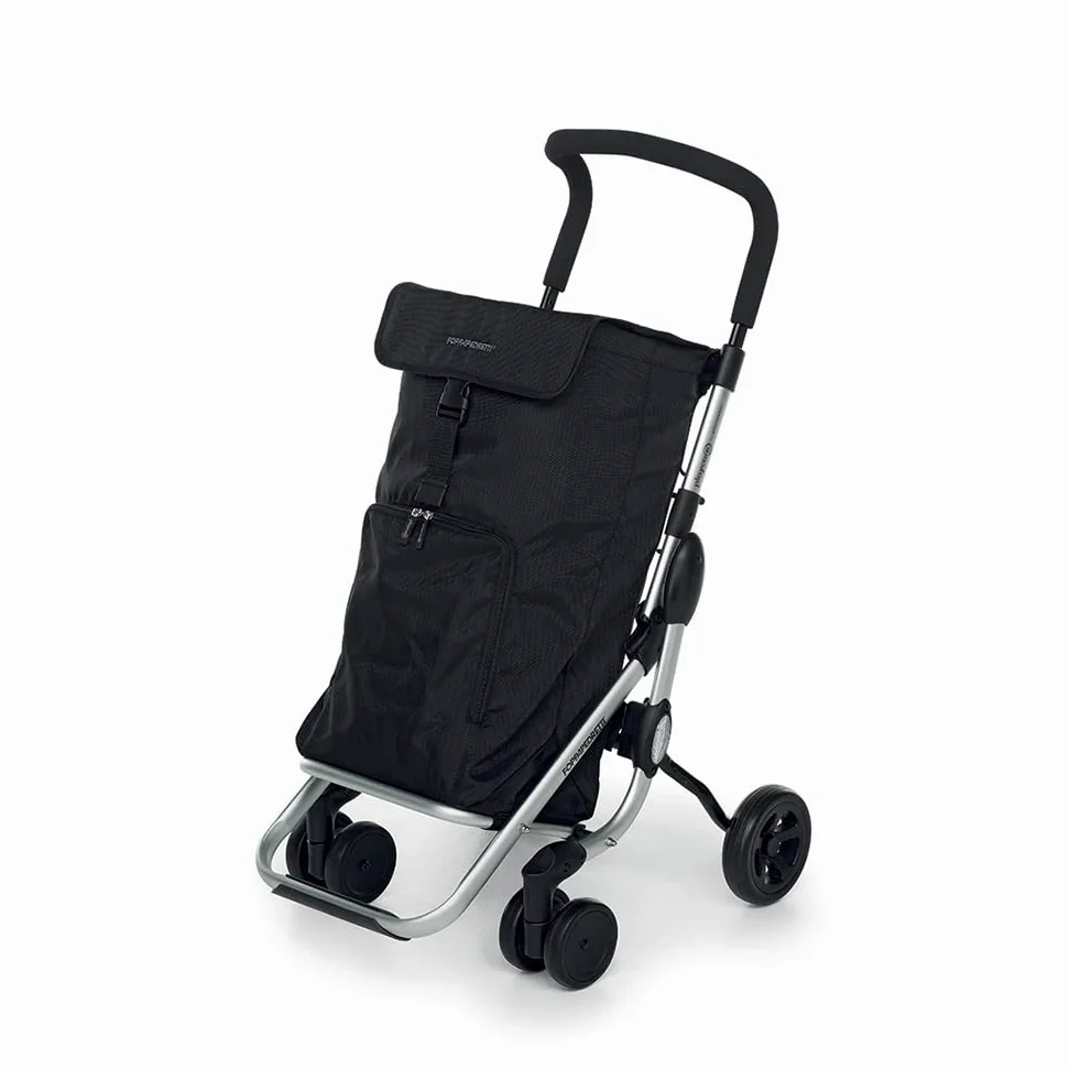 Foppapedretti Help Carrello Spesa, Nero