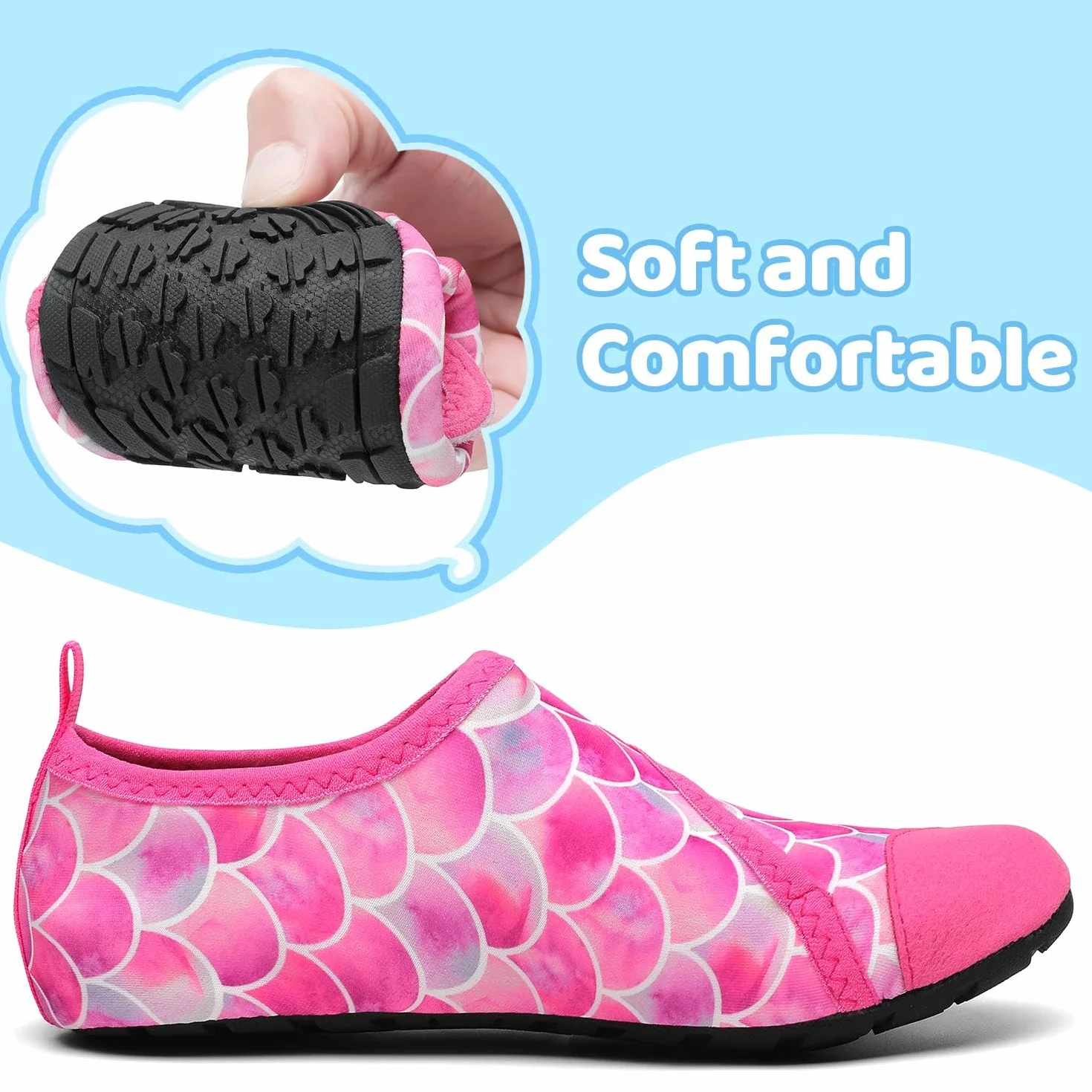 SAGUARO Scarpe Acquatici Bambino Asciugatura Rapida Traspiranti Touch X