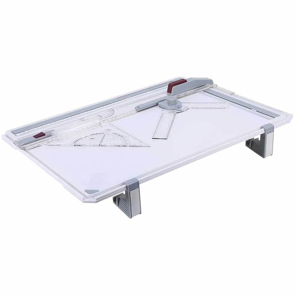 Wakects A3 Tavolo Multi-funzione con Movimento Parallelo e Angolo Regolabile, Set Scrittoio Tecnigrafo 56 x 39 x 6 cm