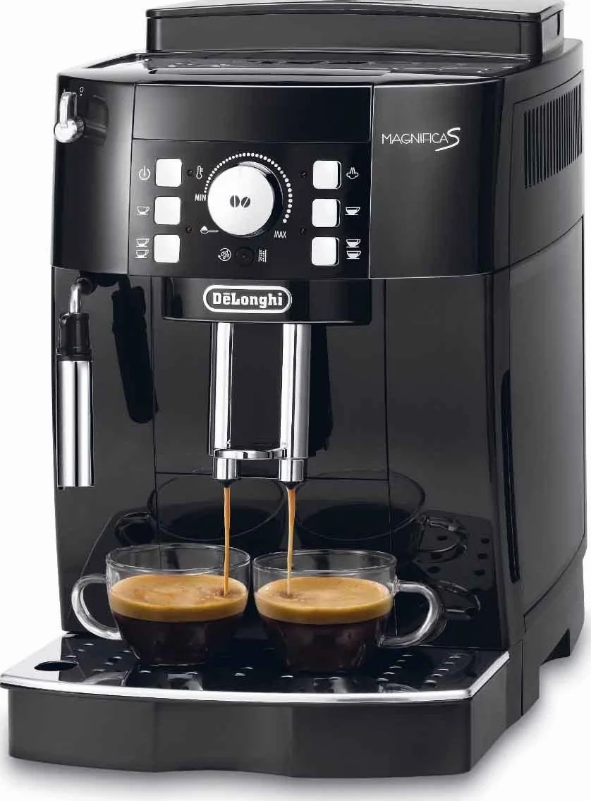 De'Longhi Perfetto Magnifica S ECAM21.110.B Macchina da Caffè Automatica Espresso Cappuccino, 1450 W, 1,8 lt, Nero