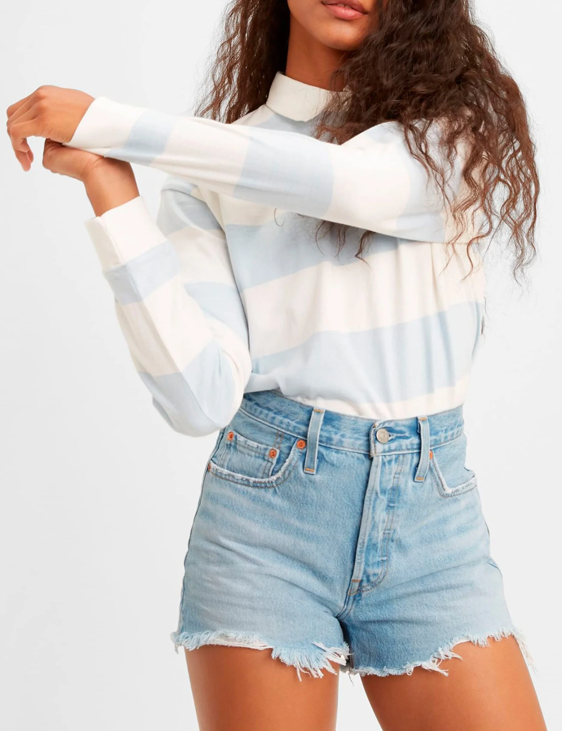 Levi's 501 Original Pantaloncini di Jeans Donna
