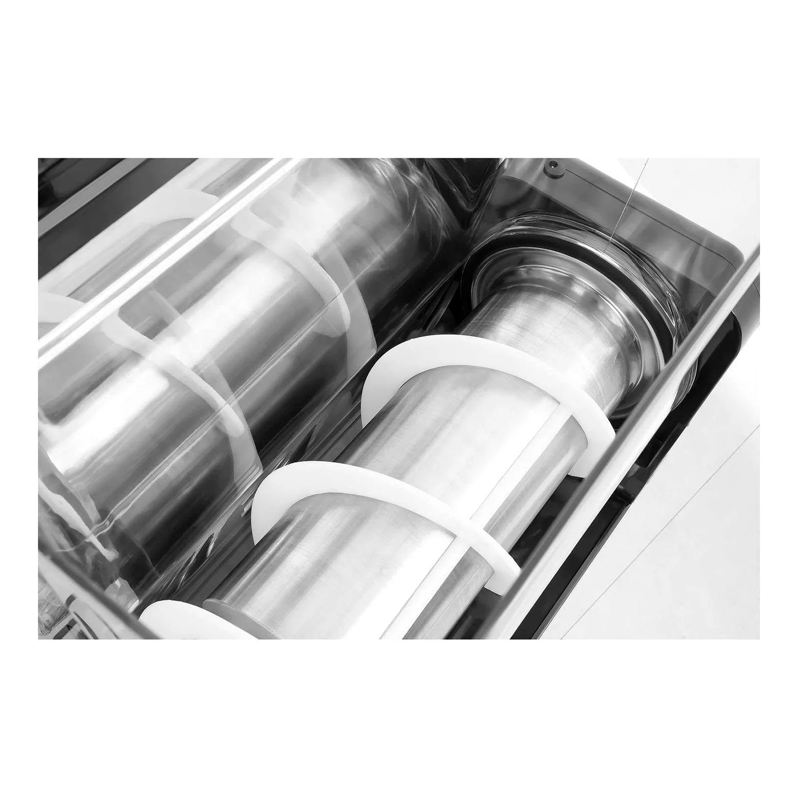 Royal Catering Granitore Sorbettiera Macchina per il gelato RCSL 3/12 (230 V, 980 W, 3 x 12 L, Senza BPA)