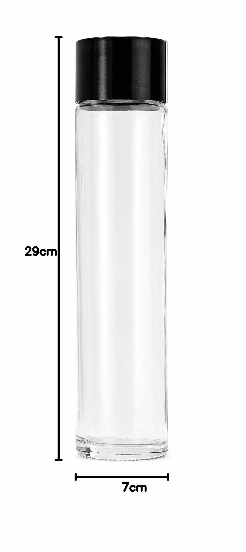 Swan Bottiglia in Vetro forma a tubo modello Kefass 750 ML (4)