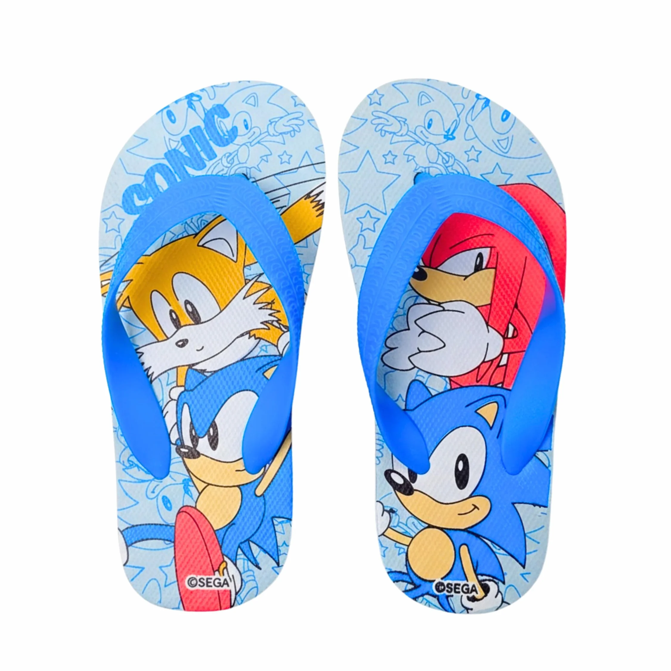Sonic The Hedgehog Infradito per Ragazzi, Sandali Estivi Regalo per Bambino, Taglie EU 24 alla 31