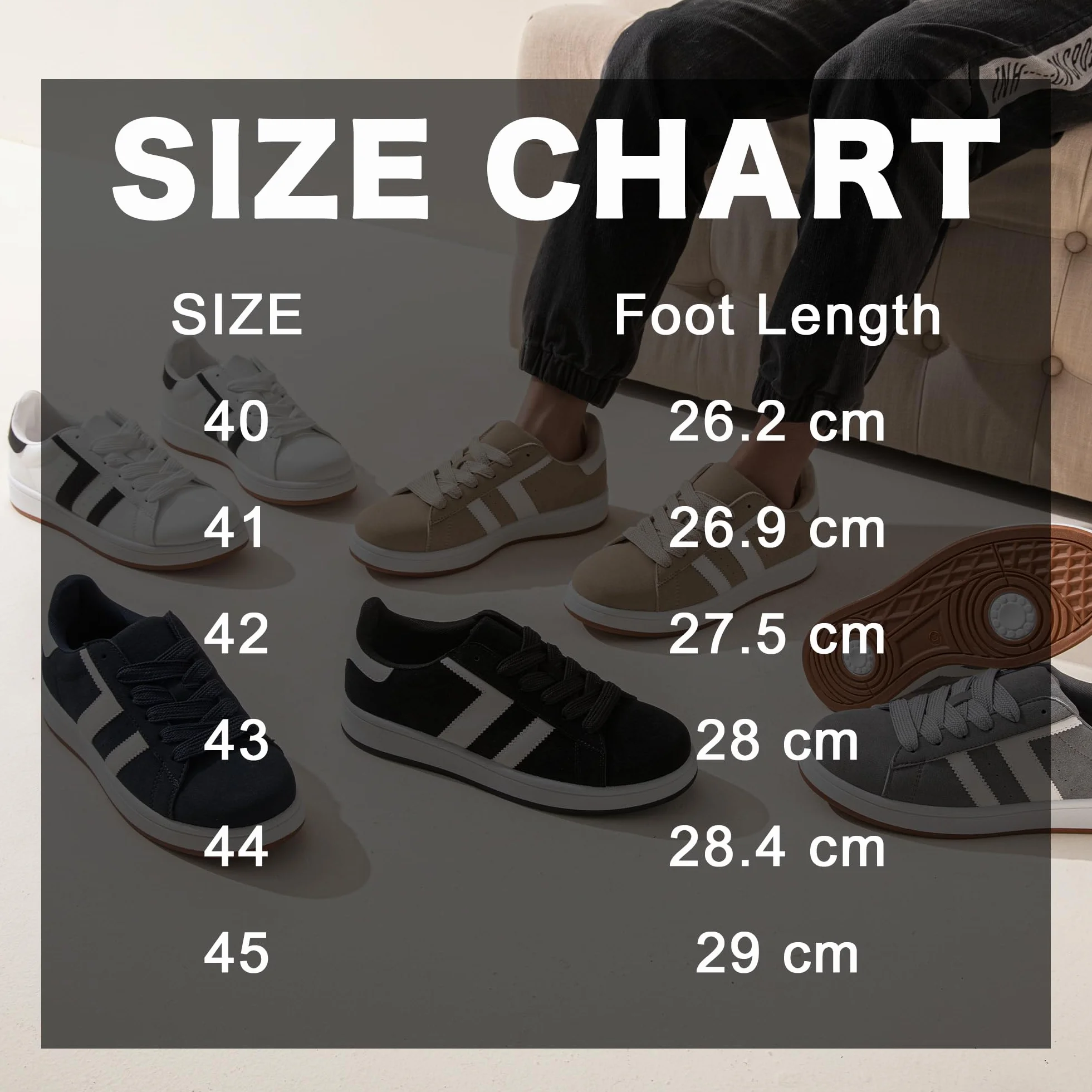 JOMIX Sneakers da Ginnastica Uomo Leggere Suola Antiscivolo Traspirante Taglie 40-45