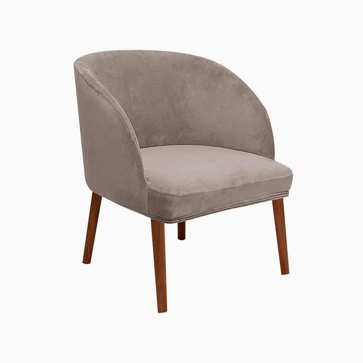 Coprisedia in velluto scandinavo con braccioli, 4 pezzi, elastici, per sedie da ufficio, ristoranti, bar, mobili da cucina