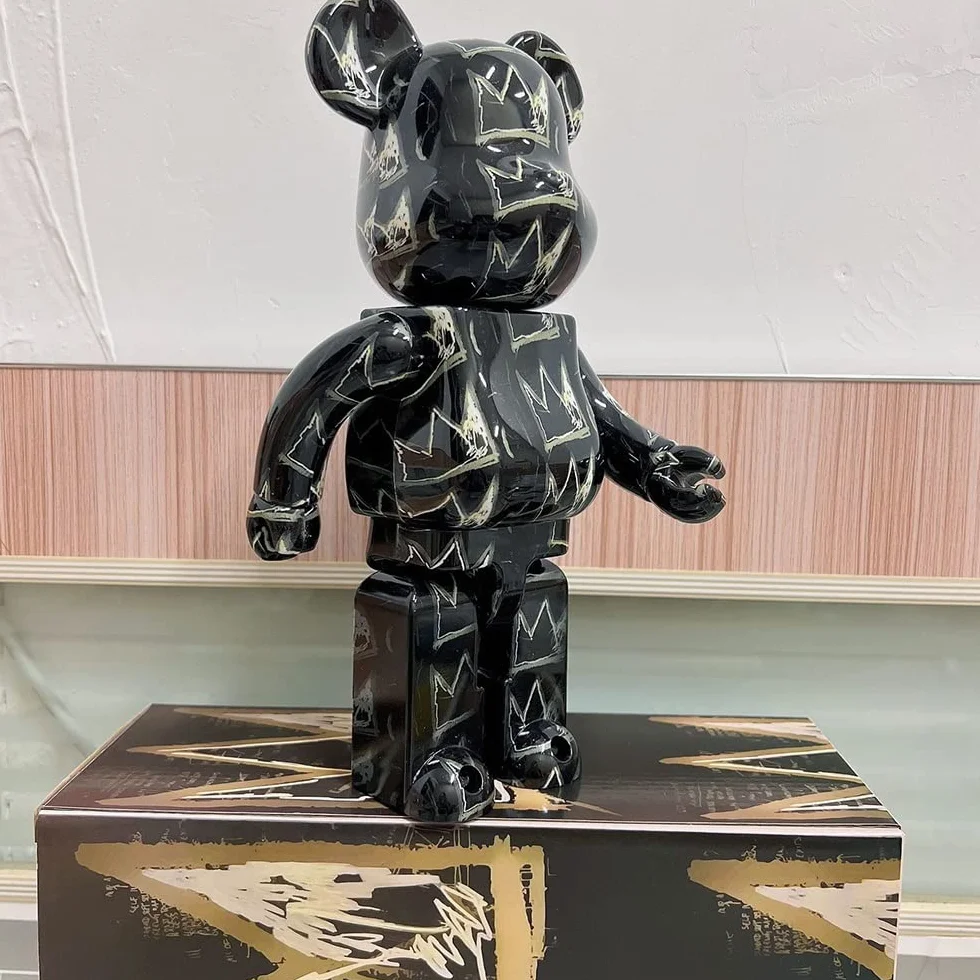 Bearbrick 400% 28 cm Fashion Bearbrick Decorazione da Tavolo Vetrina Bambole da Collezione Statue e Figurine